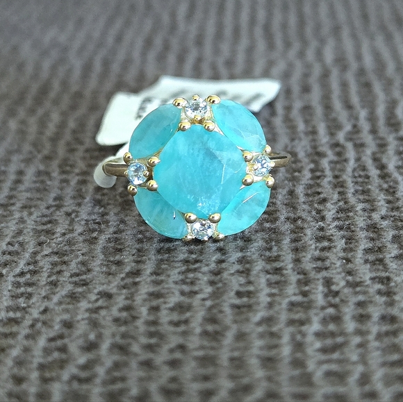 Shivam Amazonite Flower🏵 Ring💍 - NWT - Picture 15 of 16